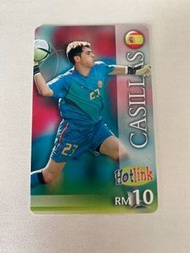 絕版馬來西亞 Hotlink  Iker CASILLAS 卡斯拿斯 電話卡電話咭