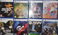 Ps5 Call of duty black ops6、人中之龍8、Monster Hunter wilds、Super  Bomberman  R 2、Fc 24、Tenkken 8、Gran Tu