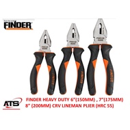 FINDER HEAVY DUTY 6”(150MM)  7”(175MM) 8” (200MM) CRV LINEMAN PLIER (HRC 55)