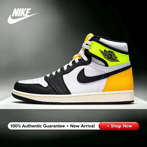 Jordan Air Jordan 1 High OG Retro 'Volt Gold'Yellow-Orange Toes High-Top RetroBasketball Shoes Unise