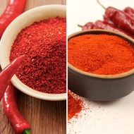 KOREAN CHILI FLAKES POWDER SPICES GOCHUGARU [KIMCHI AJUMMA]