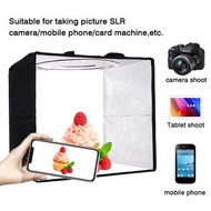 40 厘米 USB 迷你布料可折疊相機拍攝照相館 LED 燈柔光箱  sasckp 40cm USB Mini Fabric Foldable Camera Shoot Photo Studio LE