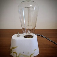 小金蔥水泥鎢絲檯燈-附切換開關