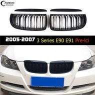 E90 Front Bumper Kidney Grille For BMW Sedan E90 E91 3 Series 2005 - 2007 Pre-facelift Car Styling Decor Auto Racing Gri