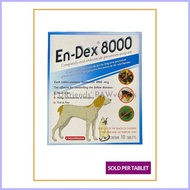 ▧ ☪ Endex 8000 (Heartworm, Mange, Tick & Flea Control for Dogs and Cats) Sold per tablet