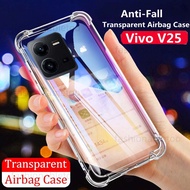 Casing For Vivo V25 pro V25pro V25E V 25 Four Corner Silicon Phone Case Camera Lens Protector Shockp