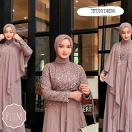 Baju gamis wanita pesta jumbo terbaru muslim
