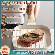 【Fast Delivery】Nonstick Egg Grill Pan for Indoor Cooking & Outdoor Grilling Square Frying Pan Grill