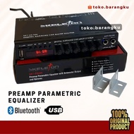 Bluetooth Preamp Parametric Equalizer Karaoke Car Skeleton Bluetooth TF card USB/