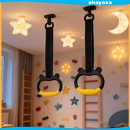 [Ehoyoxa] Gymnastics Rings Pull up Rings Adjustable Strap Bearing Capacity 881.85lbs