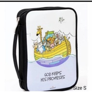 Bible Cover - Bible Cover God keep noah boat (Purple) Bible Cover with Zipper