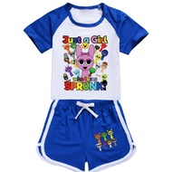 Sumikko gurashi  shirt and shorts set for kids Sumikko gurashi S21
