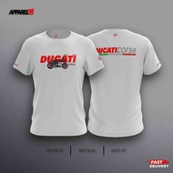 T-shirt DUCATI vr4 CUSTOM DESIGN (XS-5XL)White