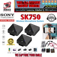 NEW SK750 DOUBLE 2.4 DUAL CHANNEL WIRELESS MICROPHONE CAMERA HP SK 750