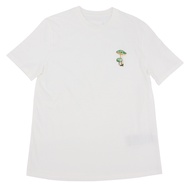 Unused JIL SANDER+ J40GC0127 100% Cotton Mushroom Embroidery Short Sleeve T-Shirt, White, Size S, Au