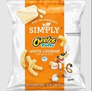 Cheetos White Cheddar Puffs Snacks 奇多 白芝士味粟米脆條 0.87oz / 24.8g【028400629591】