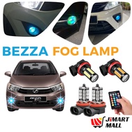 PERODUA BEZZA FOG LAMP LED BULB RGB Remote White Yellow Multi Color Lampu Spotlight Sport Light Ment