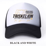 TEAM ITIK CLO TAU GAMMA PHI All Black Fraternity Cap for TRISKELION 57th Anniversary Tan Grand