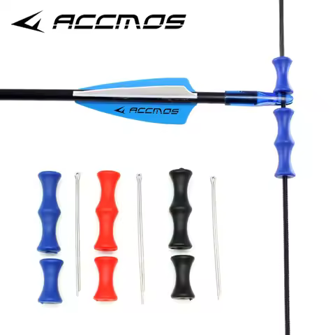 ACCMOS Archery Guard Bowstring Finger Saver Tab Arrow Silicon Release Bow Accessory