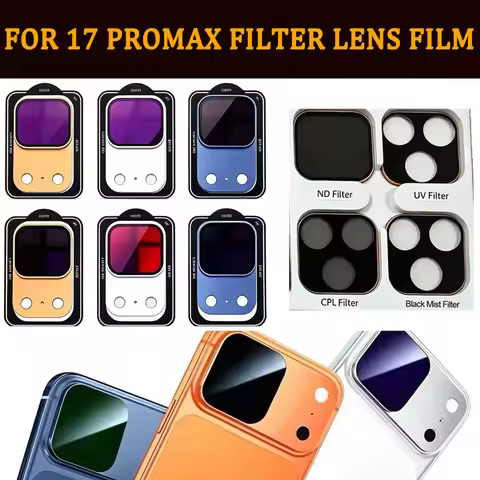For iPhone 17 Pro Max HD Selfie Filter Lens Film ND-32 UV CPL For 16 Pro Full Inclusive Magnetic Fro