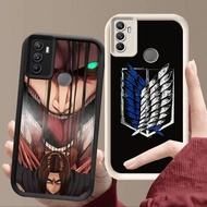 J-6 Attack on Titan Soft Case for Realme 7i C17 OPPO A53S 5s A53 5i A32 5 A33 A31 Cover