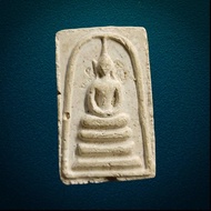 Phra Somdej Amulet 3-Layer Print Back With A Full-Body Sitting Image Unknown Location