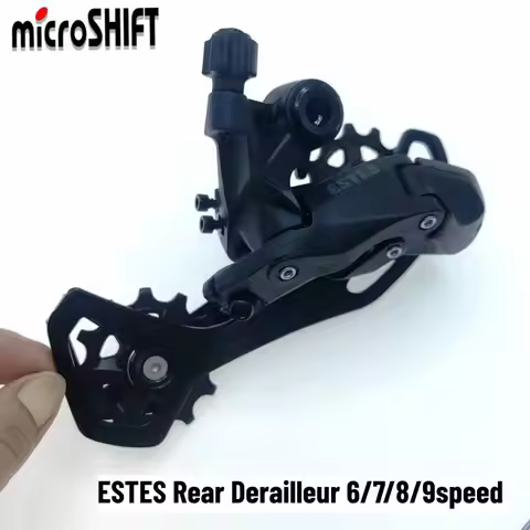 MicroSHIFT ESTES RD-M220L Bicycle Rear Derailleur 6/7/8/9 Speed 18/21/24/27 Speed Rear Derailleur Fo