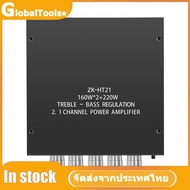 【GlobalTools】 โมดูลขยายเสียง ZK-HT21 สำหรับเครื่องเสียงคุณภาพสูง พร้อม Bluetooth AUX USB TDA7498E สำ