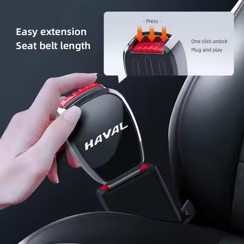 Car Seat Belt Buckle Plug Auto Safety Strap Extension Accessories interior For Haval F7x H6 2023 Jol
