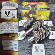 HPSP LC135 5S/LC5S 6Speed Racing Gearbox With Shift Cam Hyperspeed Transmission Kit Engine Gear 135L