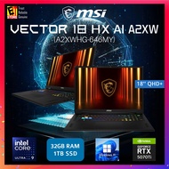 MSI Vector 18 HX AI A2XWHG-646MY (Intel Core Ultra 9 275HX/32GB/1TB SSD/18" QHD+/RTX5070 Ti 12GB GDD