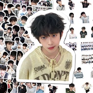 204张TF四代贴纸风高颜值偶像周边王橹杰左奇函帅照手帐本贴画 204 TF Gen 4 stickers featuring handsome idol-themed designs, Wang L