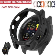 TPU Watch Cover for Garmin Forerunner 265 265s 955 255 Soft Hollow Protective Case Bumper Shell for 