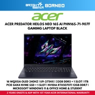 ACER Predator Helios Neo 16S AI PHN16S-71-907F Gaming Laptop - 16" OLED/U9-275HX/32GB/1TB/RTX5070Ti