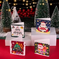 PP 10PCS Christmas Greeg Cards For Kids Mini Christmas Wishes Greeg Cards Envelopes Christmas Party Postcards Gift Cards SG