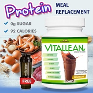 Vital Lean @ VitalLean Meal Replacement HALAL(Choc), 1kg,33 Ser, 0g Sugar, 92 Calorie+FREE SHAKER vs