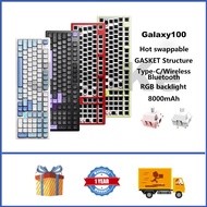 VTER Galaxy100 Aluminum Wireless Mechanical Keyboard 96% Hot swappable RGB GASKET Custom Gaming Keyb
