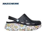 Skechers Women Foamies Max Cushioning Foamies In Bloom Shoes - 111671-BKMT Kasut Sneaker, Perempuan