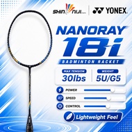 Yonex Nanoray Light 18i Badminton Racket (30lbs) 100% Original FREE Grip