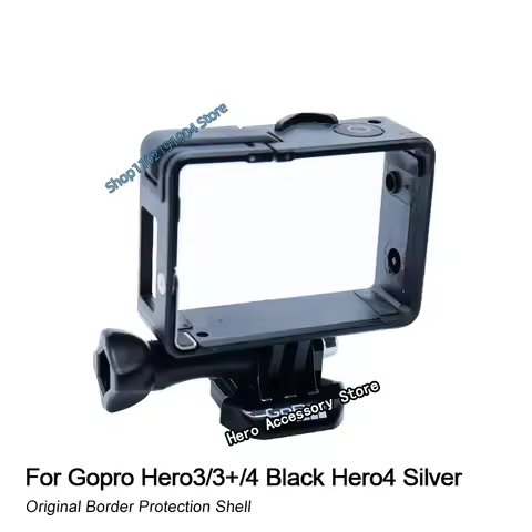 Original border protective case for Gopro HERO3/3+/4 Black HERO4 Silver action camera