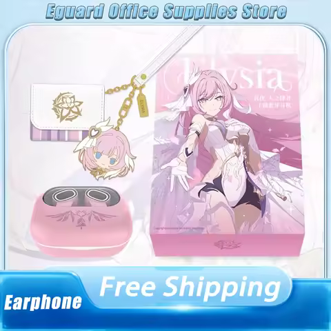 miHoYo Official Honkai Impact 3 ELYSIA Bluetooth Headset Game Anime Cosplay Collection Gift Noise Re