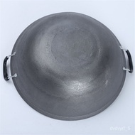HY-# Wholesale Old-Fashioned Double-Ear Cast Iron Pot Household Deepening Thickening Wok Stew Pot Bucket Pot Traditional