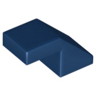 Lego 28192 Slope 45 2 x 1 with Cutout without Stud dark blue