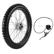 19"; Front Wheel Kit 70/100-19 Tire Rim 1.6x19 for Pit Bike Apollo 125cc 150cc