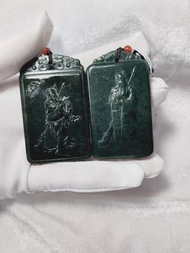 塔青和田玉關公