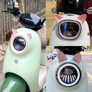 Electric Car Cat Ear Decoration Yadi Emma Cute Battery Car Gadget Sticker Modification Sunny Day Wei