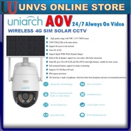 UNV Uniarch P2G 4G SIM CARD 3MP 4G Solar Battery PT Camera Outdoor CCTV Security IP66 with Solar Pan