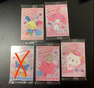 (換圖2紅圈) sanrio 餅卡 三麗鷗 Sanrio 角色威化卡第9彈  melody 咭