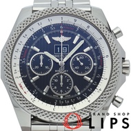 Breitling Bentley 6.75 Speed 計時碼錶 A44364/A444B17SP，不鏽鋼，男士腕錶，黑色，拋光，成色極佳，附錶盒、保固卡，二手。