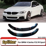 Front Deflector Splitter Bumper Lip For BMW 4 Series F32 F33 F36 M Sport 2013-2020 Tuning Accessorie